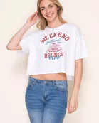 Pancake Weekend Brunch Graphic Top