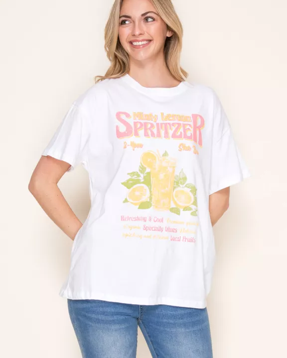 Lemon Spritzer Graphic Top