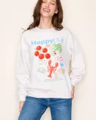 Happy Club Foodie Graphic Sweatshirt