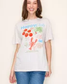 Happy Club Foodie Graphic Top