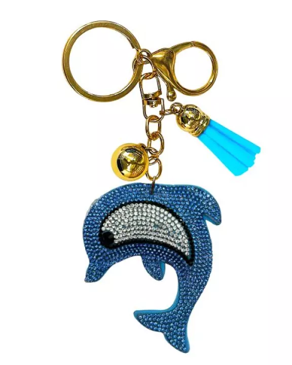 Sealife Crystal Bling Keychain