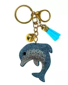 Sealife Crystal Bling Keychain