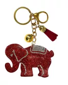 Elephants Crystal Bling Keychains