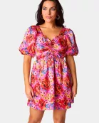 Hannah Elastic Waist Mini Dress - Daisy Days