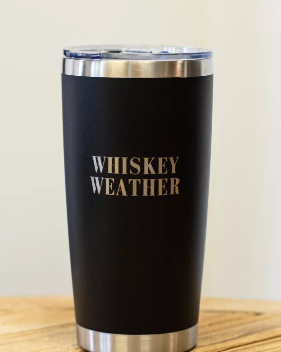 20oz Black Whiskey Weather Tumbler