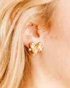 Bristol Heart Pearl Earrings