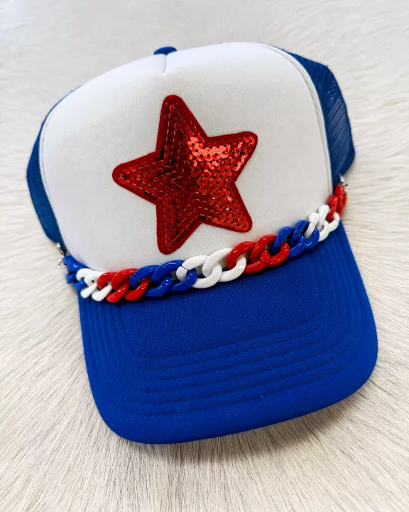 4th of July Star Hat