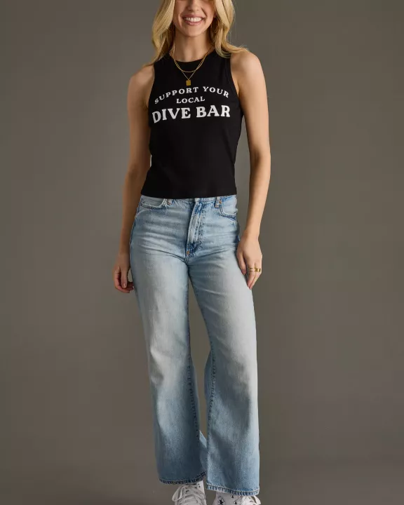 Support Your Local Dive Bar Tank Top