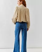 MAJ3308 SHORT BALLON TRENCH JACKET