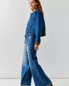 MAP3270 WIDE LEG DENIM PANTS