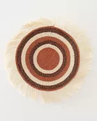 14" Sisal Wall Hanging Trivet: Assortment 6
