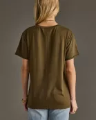 Bonfires, Flannels, S'mores Tee - Olive