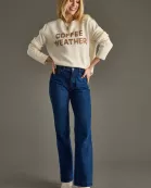 Ivory Coffee Weather Sweater
