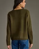 Olive Whiskey Weather Sweater
