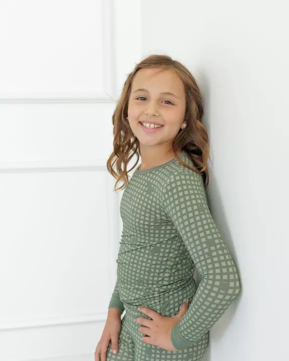 Desert Storm Plaid Kid Set