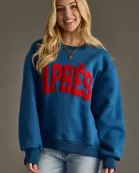 Blue & Red Apres Sweatshirt