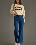 Beige Whiskey Weather Sweatshirt