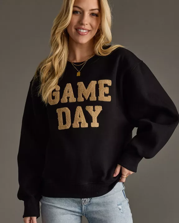 Black Game Day Sweatshirt