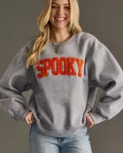 Gray Spooky Sweatshirt