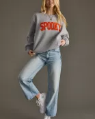 Gray Spooky Sweatshirt