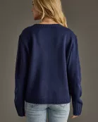 Navy Game Day Sweater