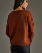 Rust & Black Bourbon Weather Sweater