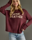 Wine Weather Sweater