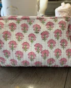 Block Print Cosmetic Bags