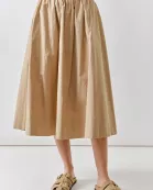 MAS3302 POPLIN MIDI FULL SKIRTS