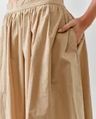 MAS3302 POPLIN MIDI FULL SKIRTS