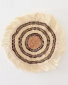 14" Sisal Wall Hanging Trivet: Assortment 6