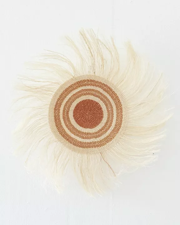 12" Sisal Wall Hanging Trivet: Litola