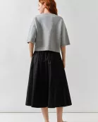 AJT5046 Chic Escape Button Down Wide Sleeve Cardigan