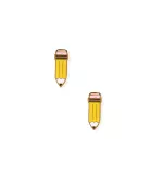 Screwback Stud Earrings - Pencil