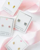 Screwback Stud Earrings - Finley Bow