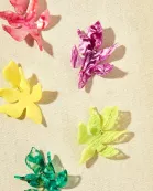 Flora Statement Earrings - Lime Zest