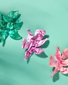 Flora Statement Earrings - Pink Spritz