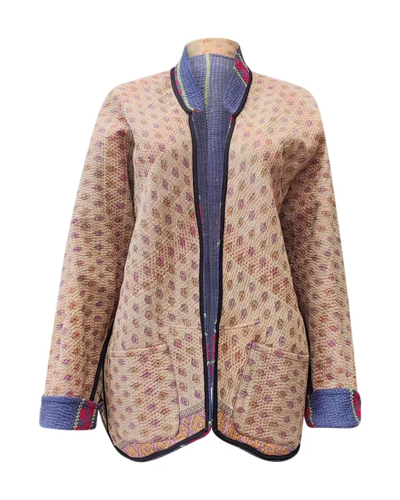 Kantha Short Jacket- Ruchika
