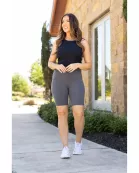 Ready to Ship | The Christy - Charcoal 7-inch Biker Shorts