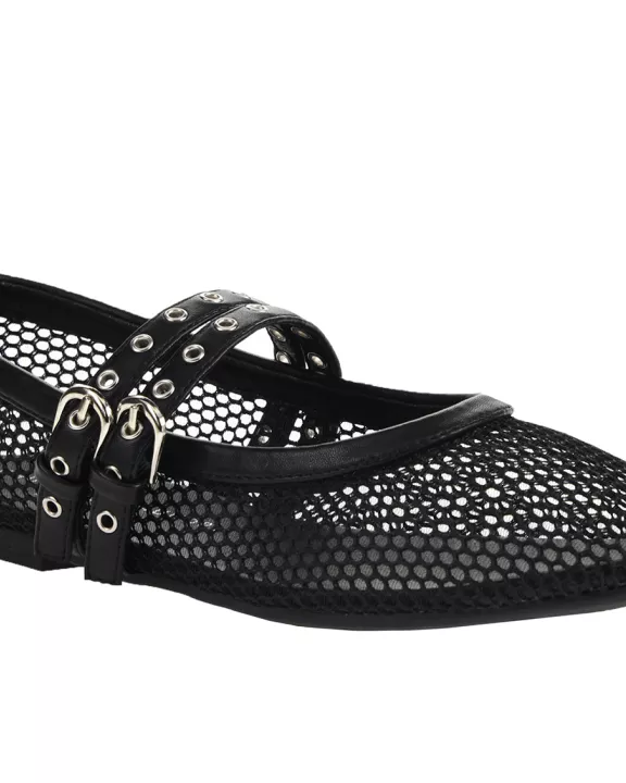 Match Set Mesh Mary Jane Flat