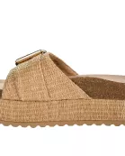 Palm Island Raffia Flatform Sandal