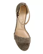 Jody Tweed Block Heel Sandal