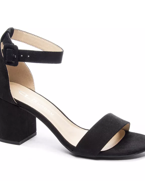Jody Super Suede Block Heel Sandal