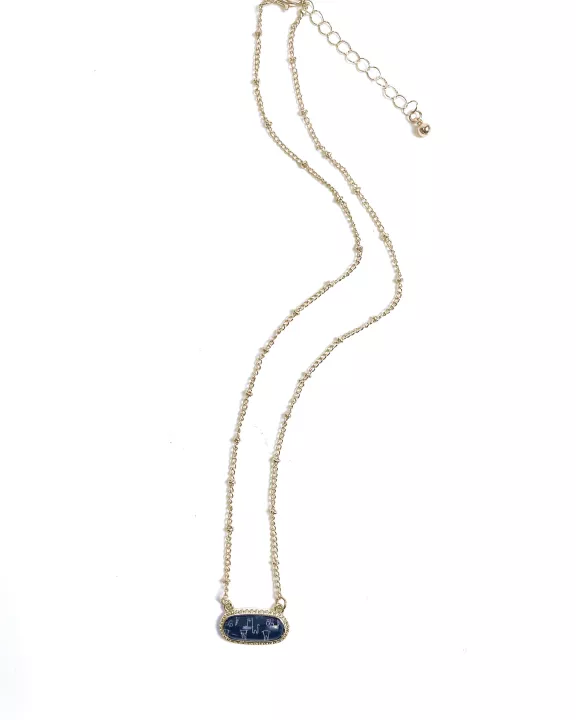 Black Brand Necklace