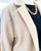 ETA 8/13 - Juliette Taupe Mid-Length Coat