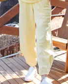 FLEECE COCOON JOGGER SWEATPANTS