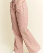 PLUS SIZE SOLID SAILOR POCKET PANTS
