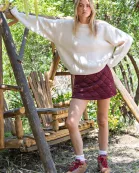QUILTED MINI SKORT
