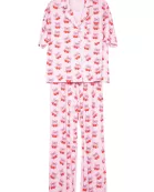 Cherry Bow Repeat Wholesale Pajama Pants Set