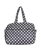Black & White Polka Dot Wholesale Overnight Bag